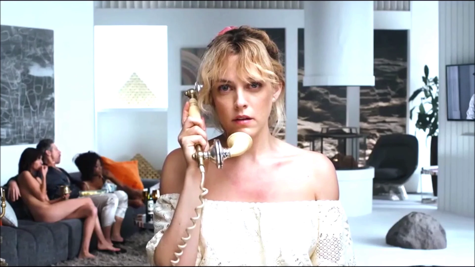 Under the Silver Lake (2018), R-Rated, Stephanie Moore (boobs and shaved pussy)