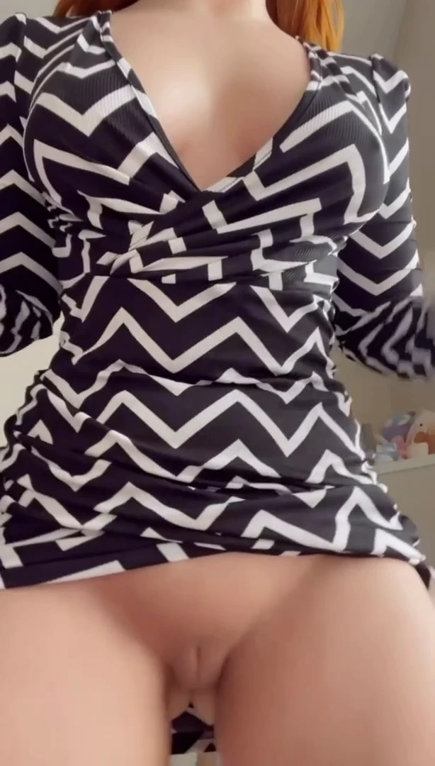 The best dresses are the ones that give you fast access to my bouncy ginger tits