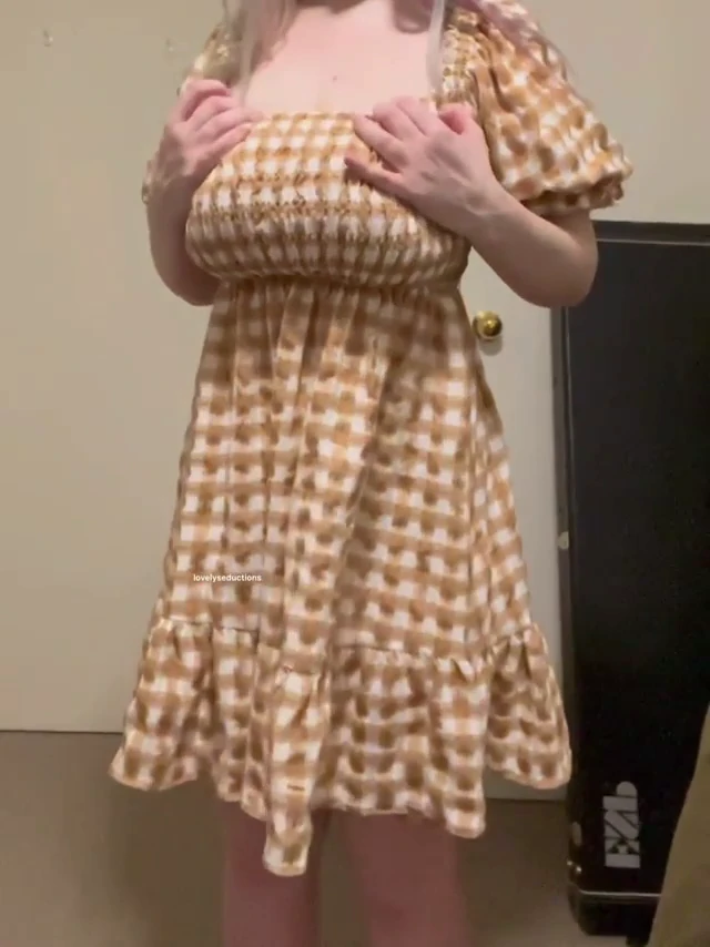 This dress really brings out my tits