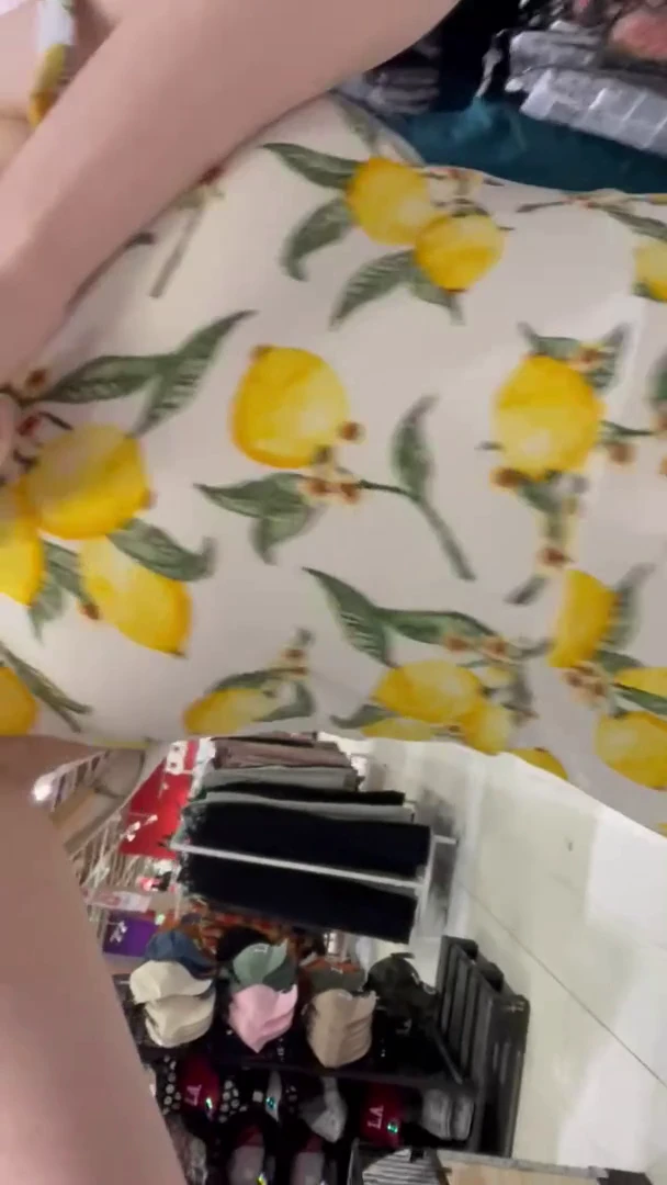Don’t mind me, just shopping with my tits out