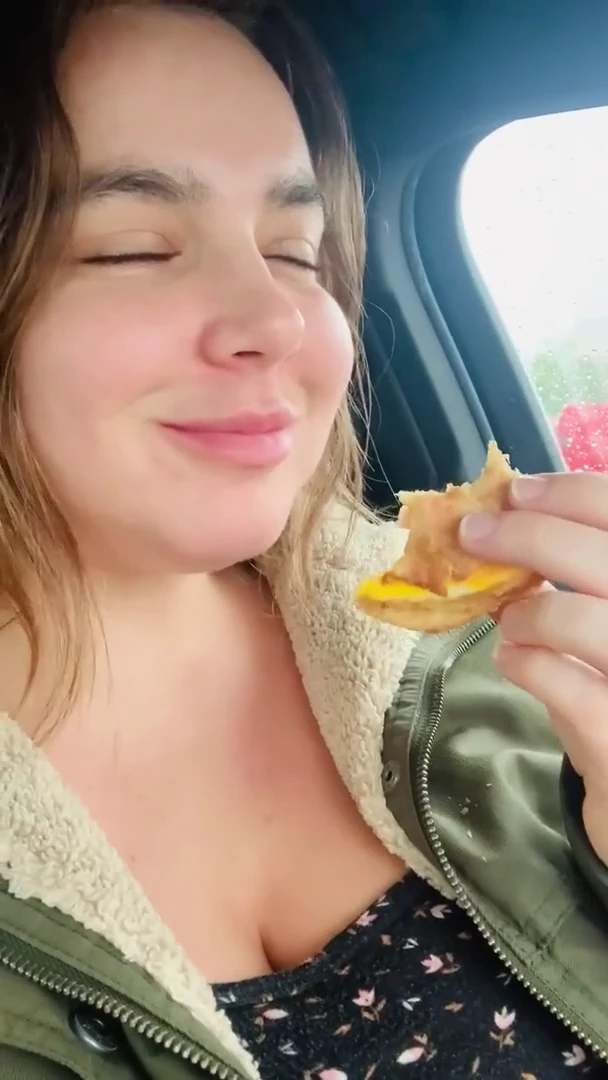 Natasha Nice is hot even eating a croissant