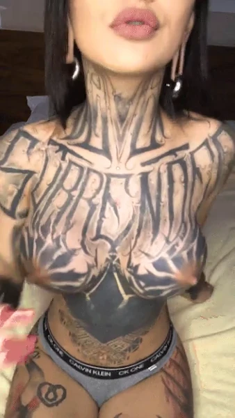 I've been told I have great inked boobs